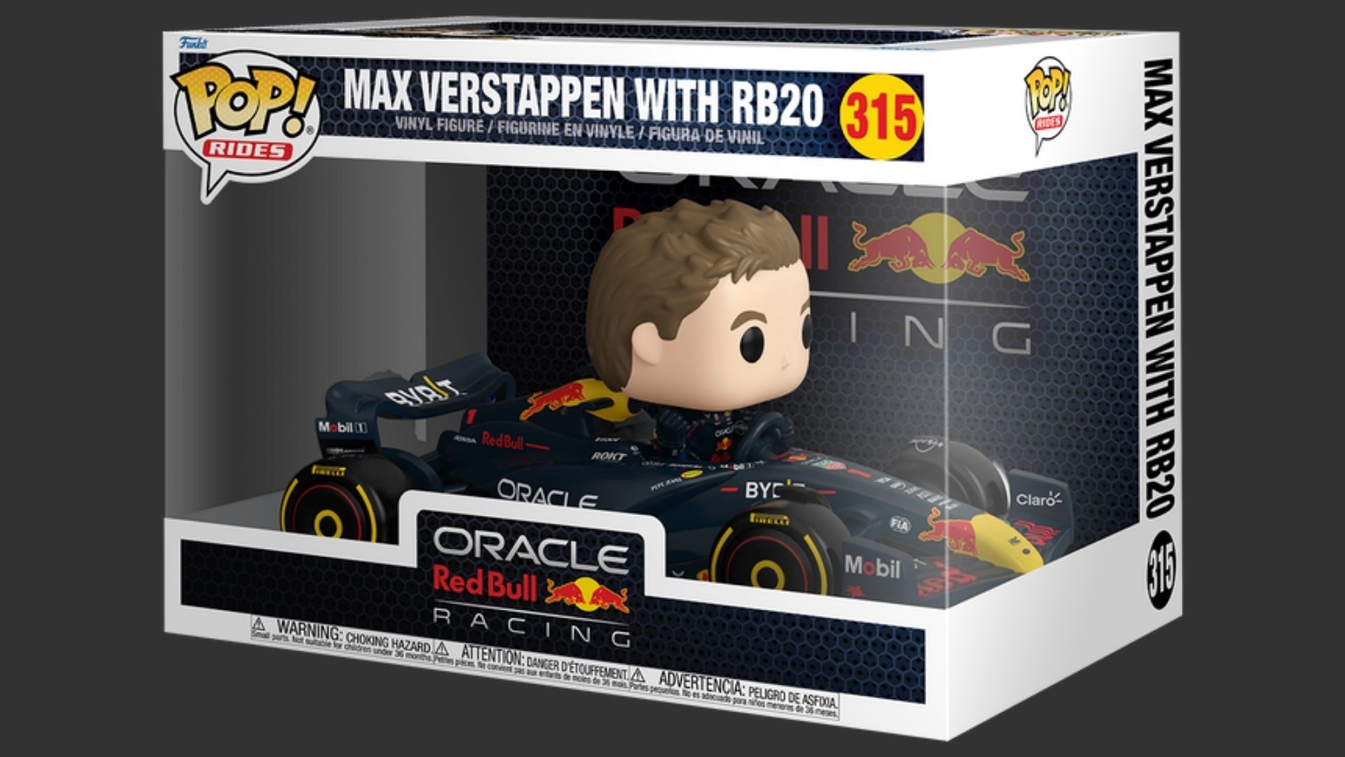 Funko Pop Ride Max Verstappen with RB20 315 Oracle Red bull Racing
