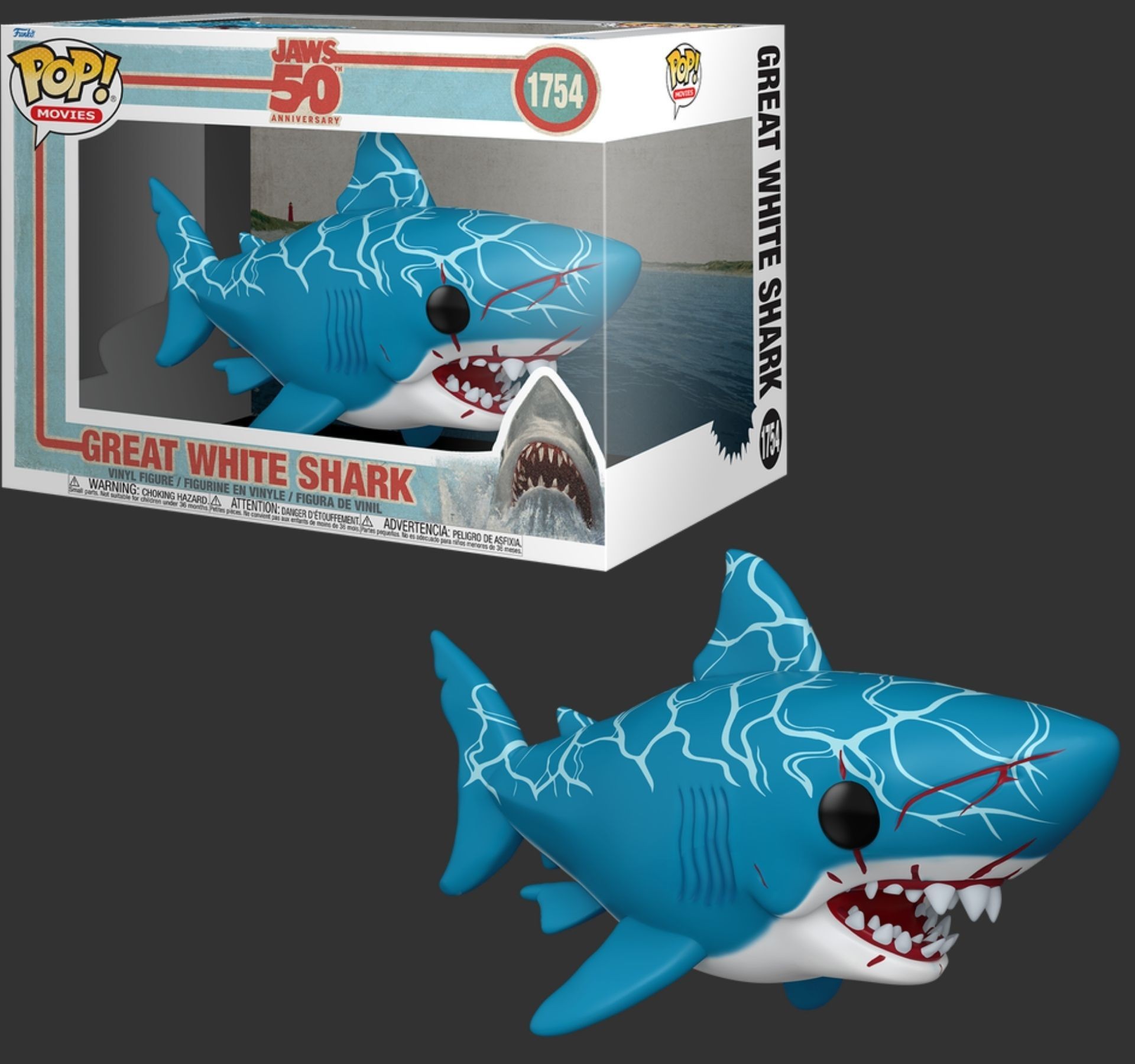 ���� ��� ������ ���� ��� 6 ����� � Great White Shark #1754, Jaws 50th Anniversary