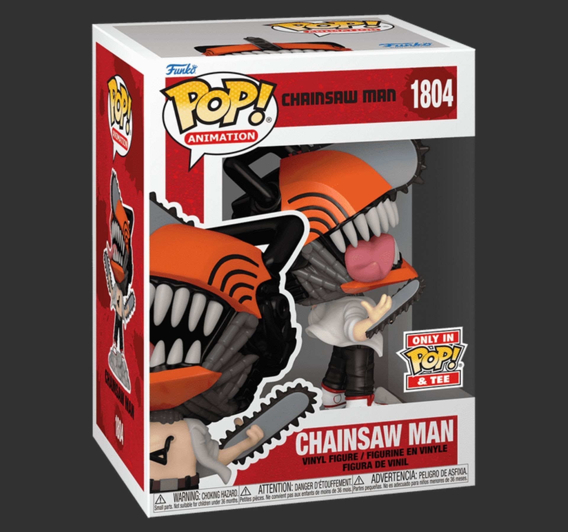 ���� ��� ������ ������� �� ���� L � Chainsaw Man Pop! & Tee