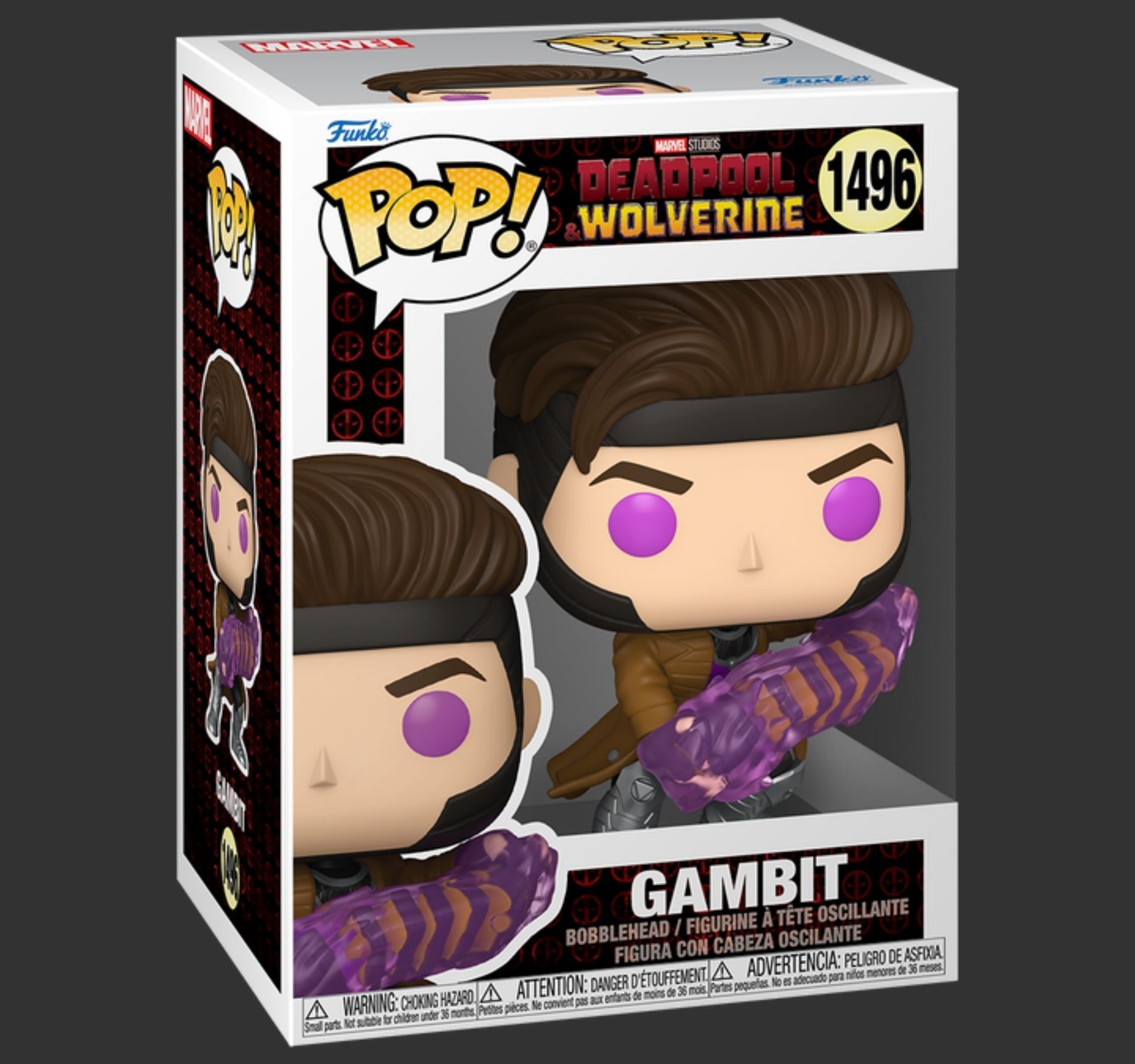 Funko pop DeadPool And Wolverine Gambit 1496