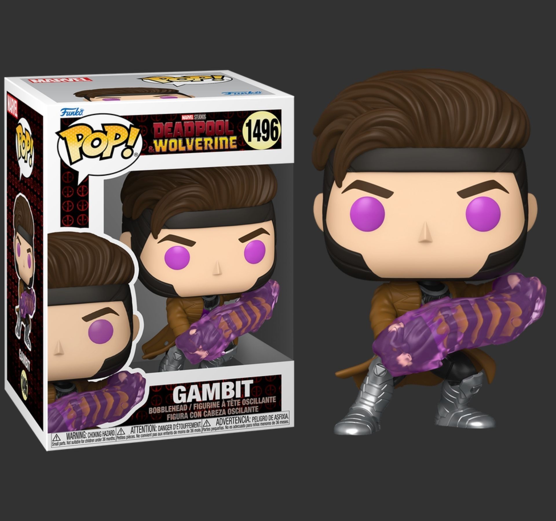 Funko pop DeadPool And Wolverine Gambit 1496 Funko pop DeadPool And Wolverine Gambit 1496