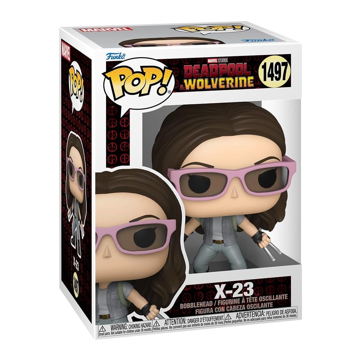 בובת פופ - DeadPool & Wolverine X-23 #1497 בובת פופ - DeadPool & Wolverine X-23 #1497