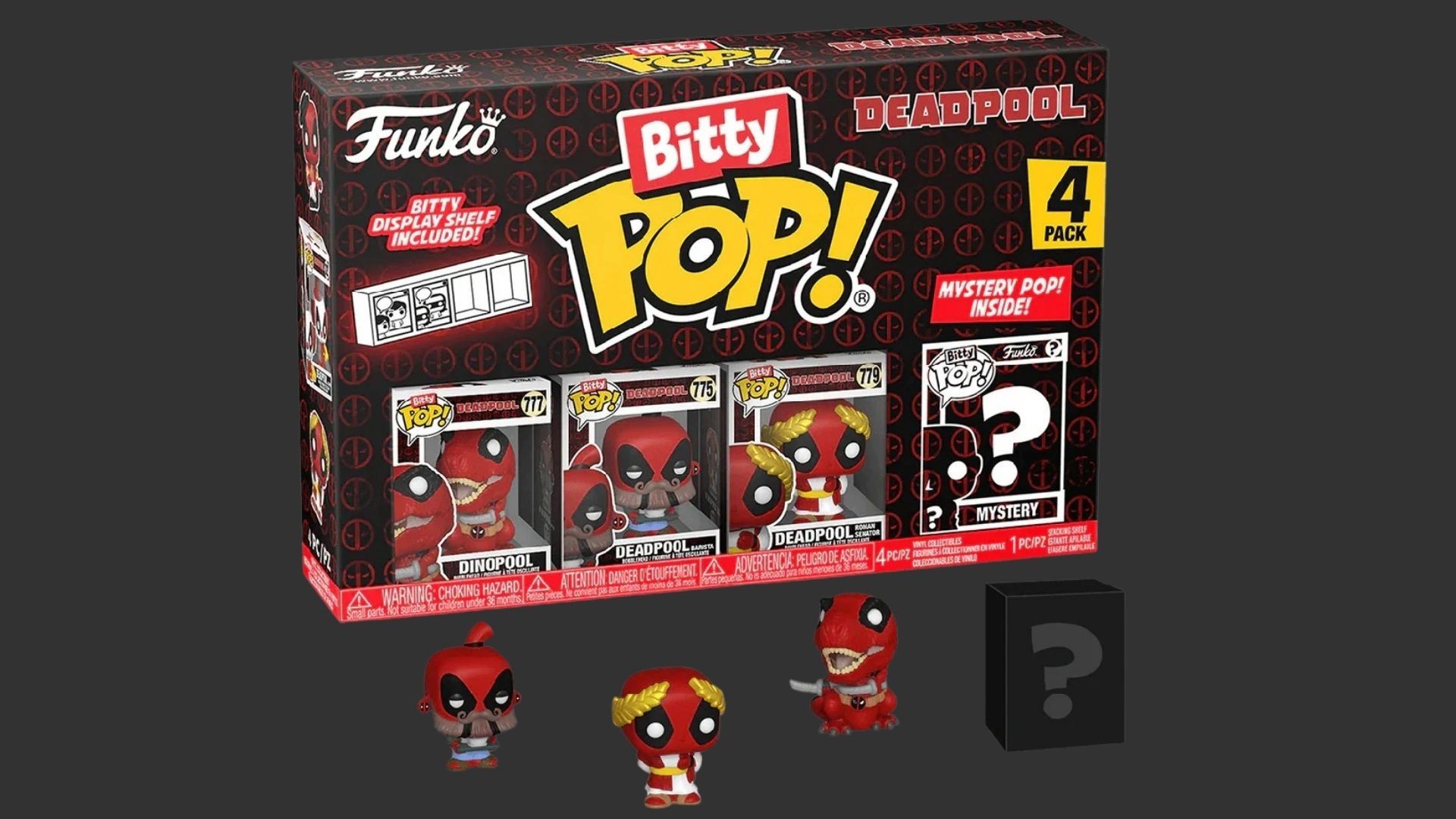 ���� ��� ���� ����� ���� 4 � Bitty Pop Deadpool 4-Pack (Dinopool)