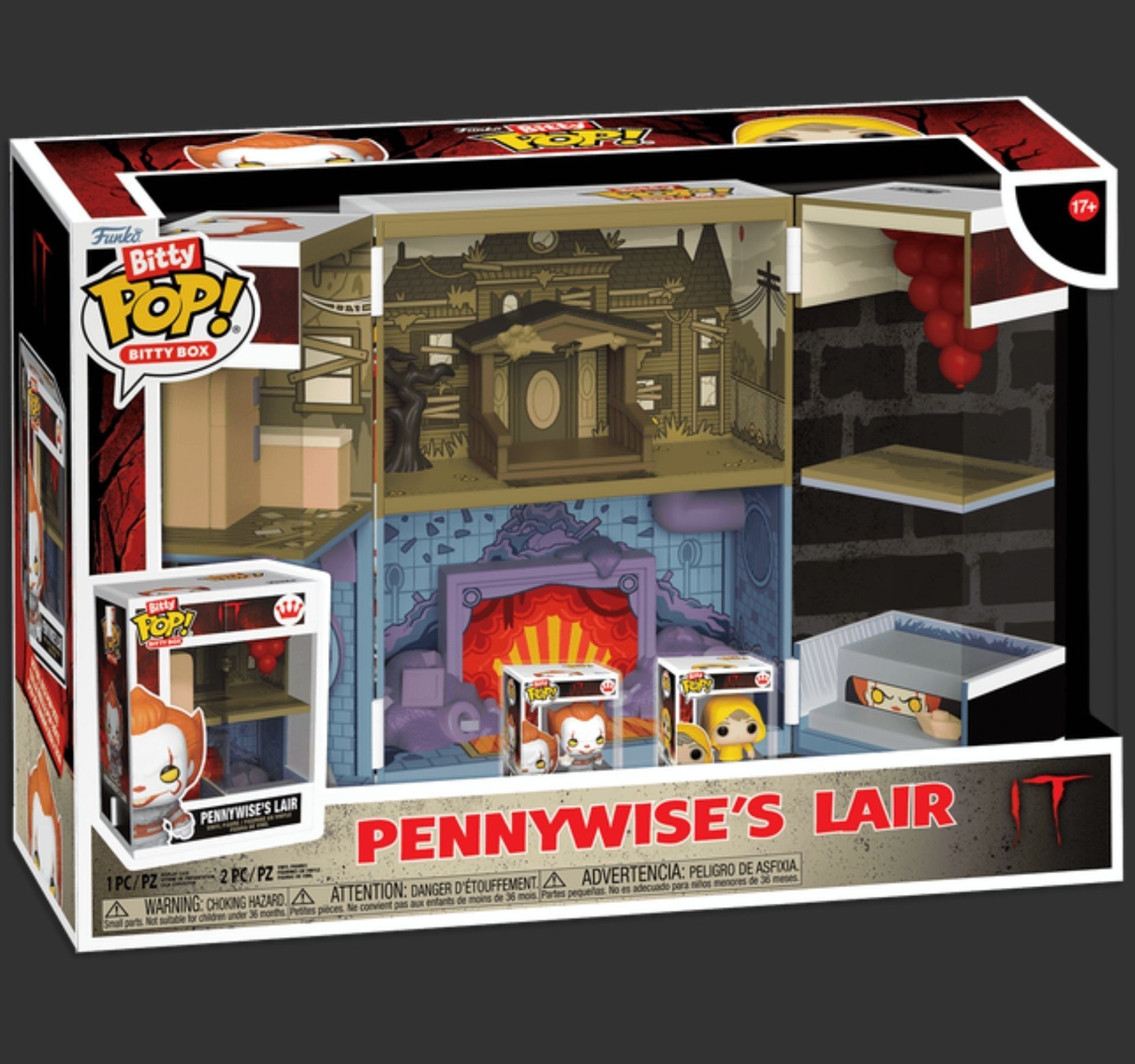 בובת פופ ביטי בוקס פניווייז – Pennywise Lair Bitty Box, IT בובת פופ ביטי בוקס פניווייז – Pennywise Lair Bitty Box, IT