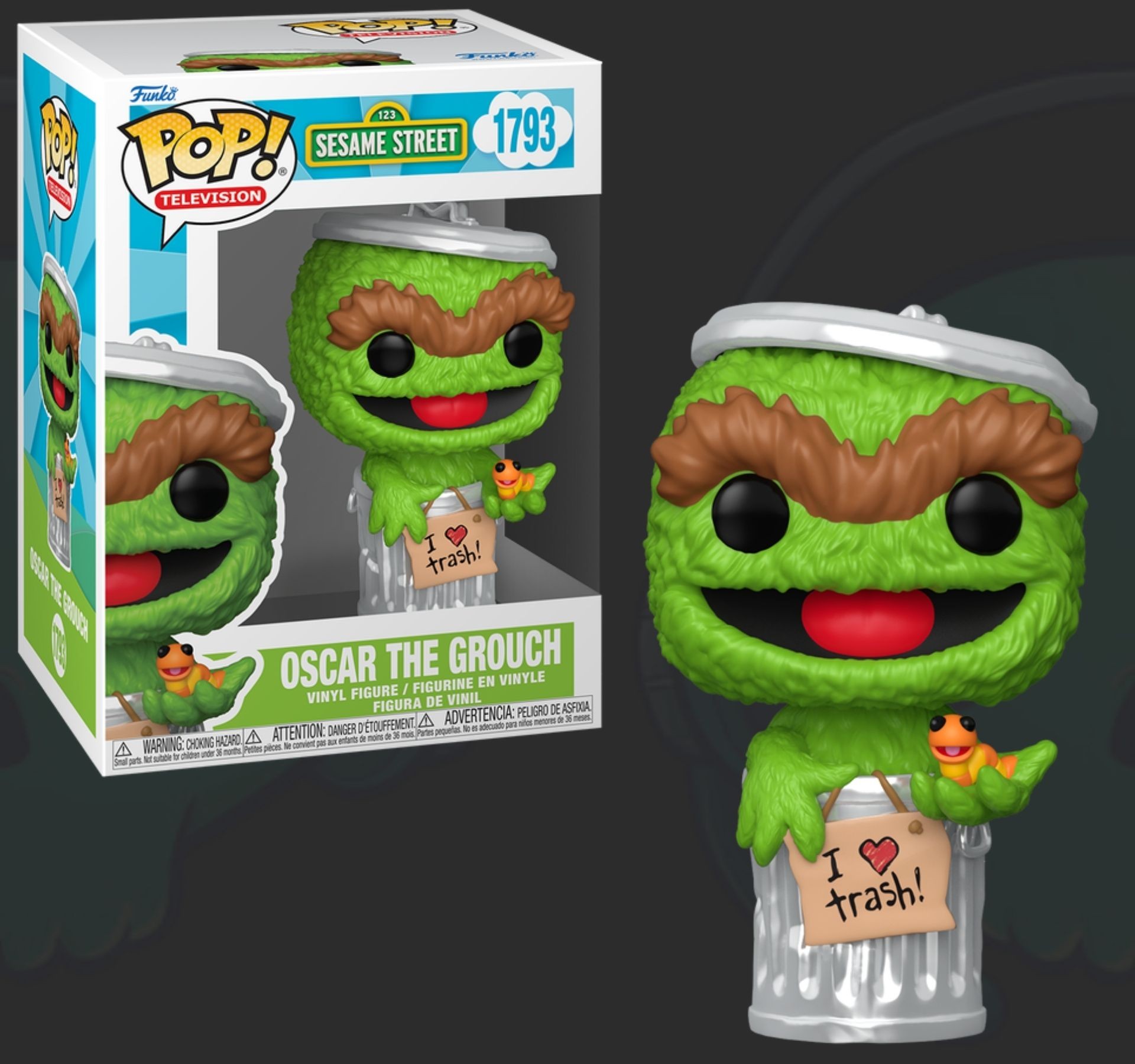 Funko pop Sesame Street Oscar the Grouch 1793