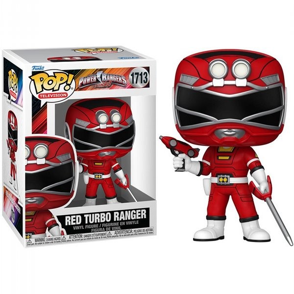 בובת פופ - Power Rangers Turbo Red Turbo Ranger #1713 בובת פופ - Power Rangers Turbo Red Turbo Ranger #1713