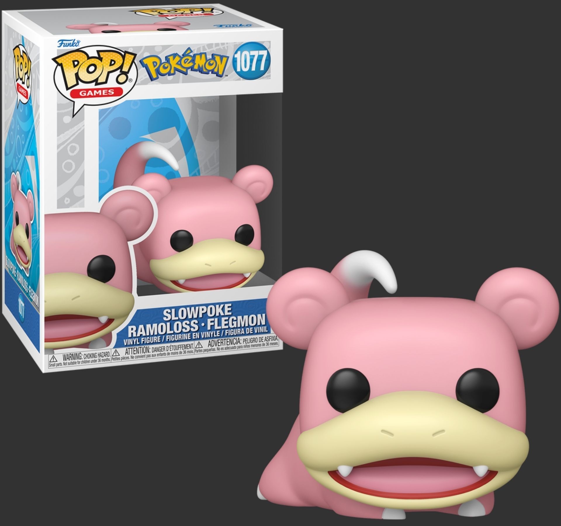 בובת פופ סלופוק – Slowpoke #1077, Pokemon בובת פופ סלופוק – Slowpoke #1077, Pokemon