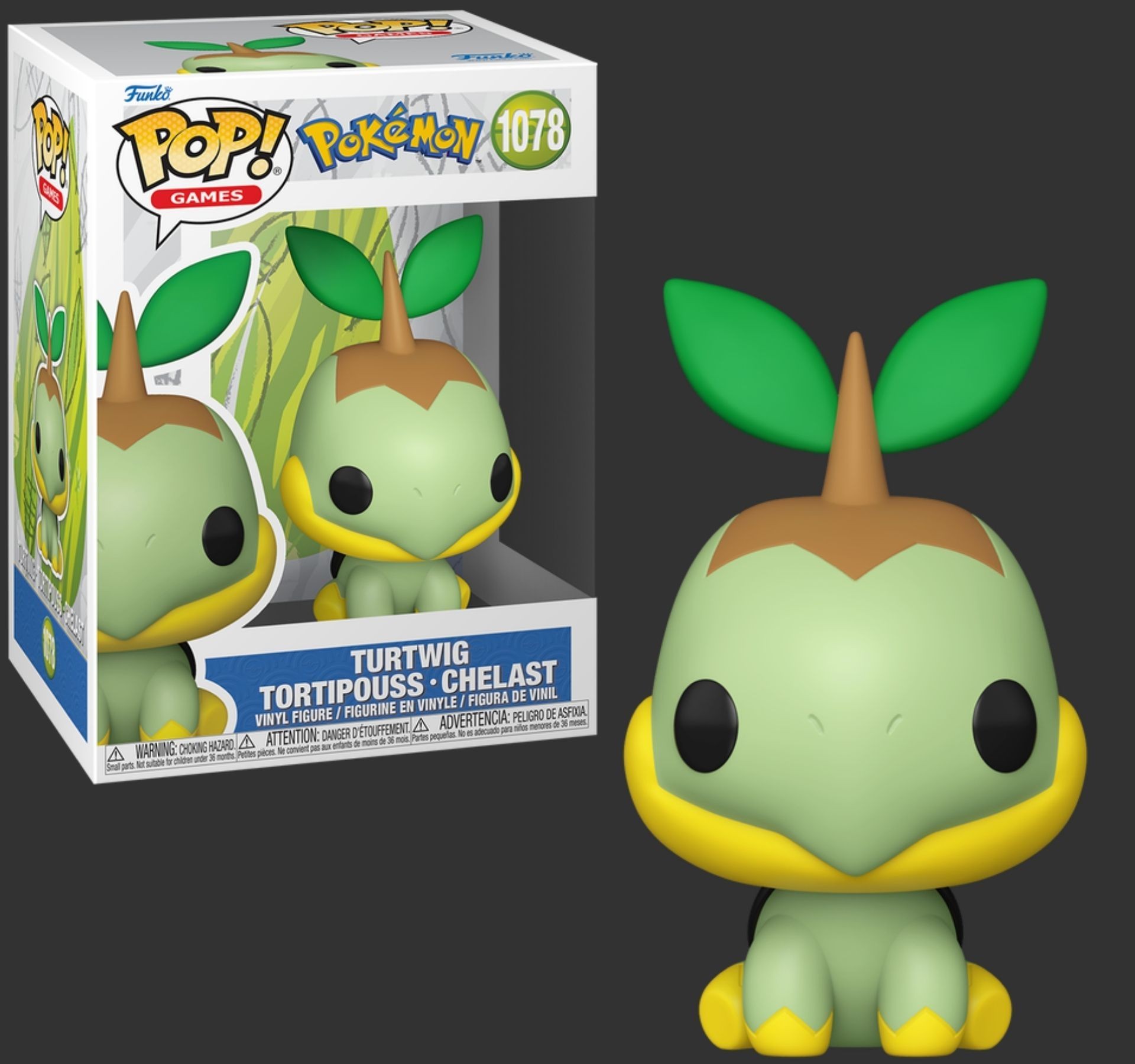 בובת פופ טורטוויג – Turtwig #1078, Pokemon בובת פופ טורטוויג – Turtwig #1078, Pokemon