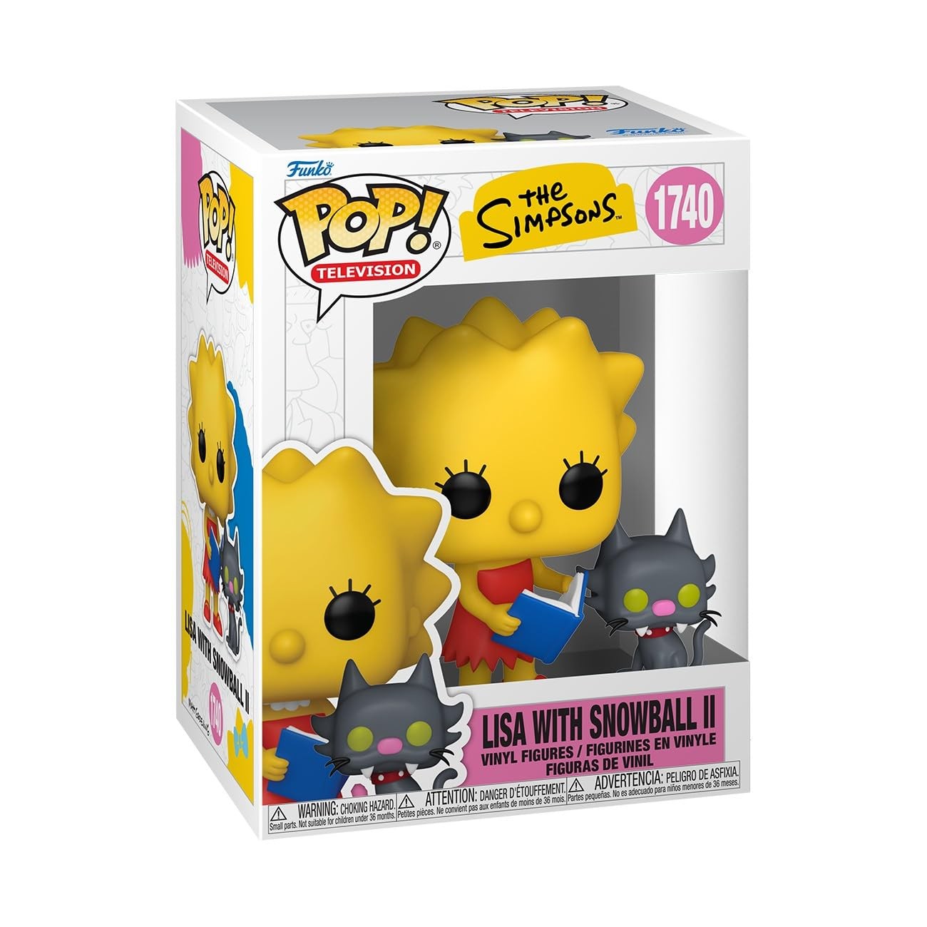 בובת פופ - The Simpsons Lisa With Snowball II #1740 בובת פופ - The Simpsons Lisa With Snowball II #1740