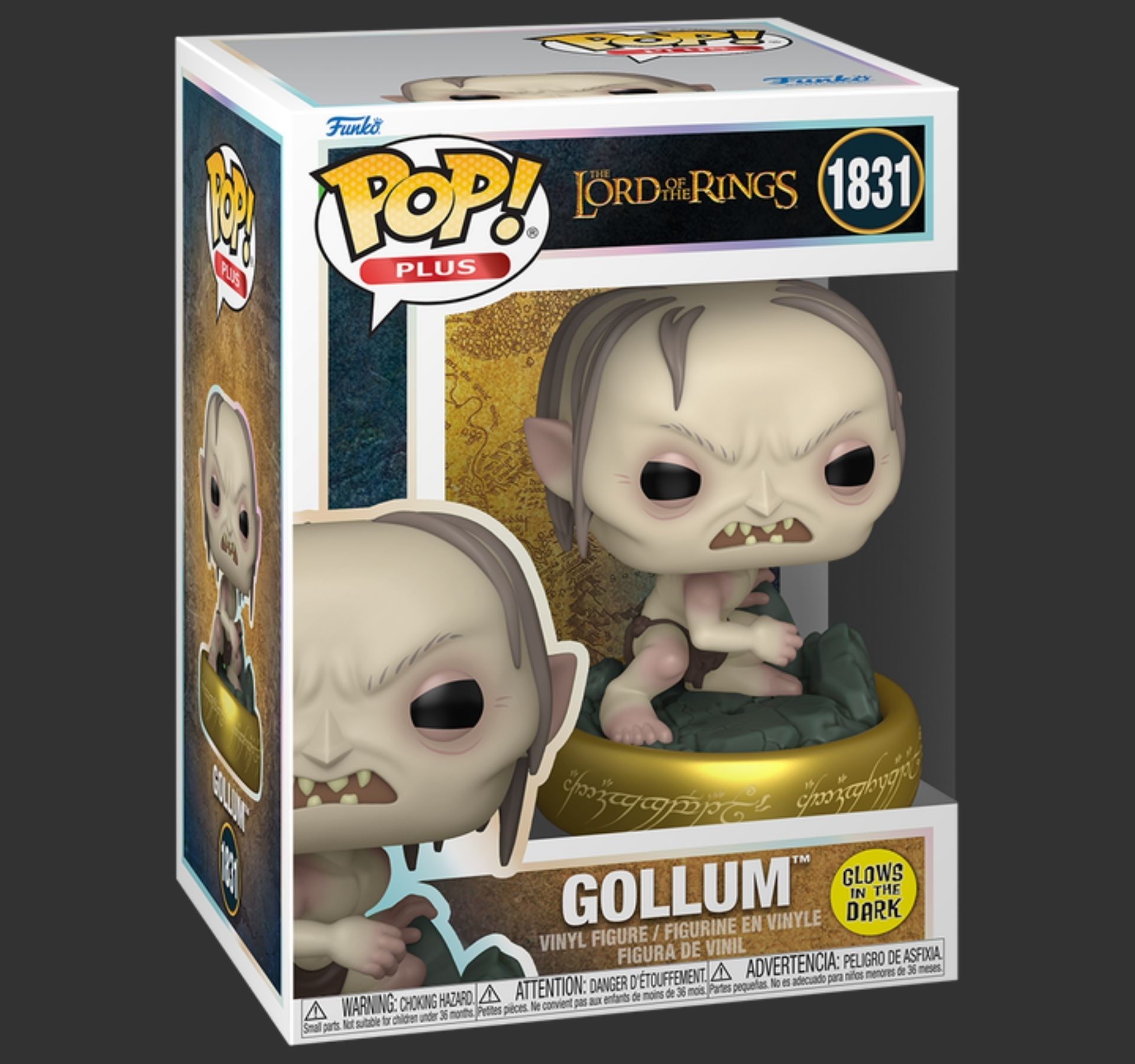 Funko Pop Lord of the Rings Gollum 1831 Plus Glow