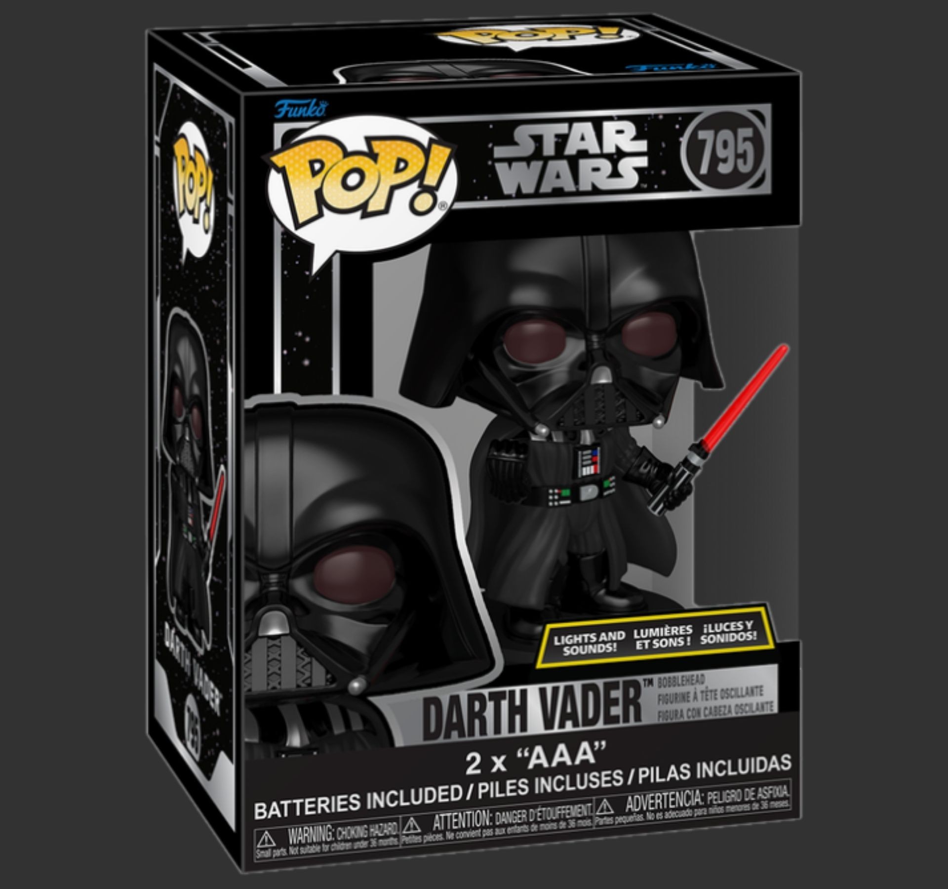 Funko Pop Star wars Darth Vader 795 light And sounds