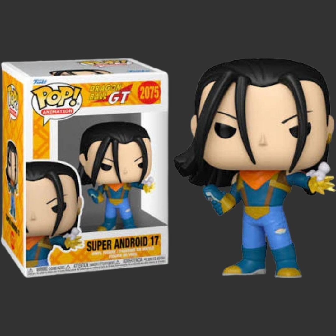 בובת פופ סופר אנדרואיד 17 – Super Android 17 #2075, Dragon Ball GT בובת פופ סופר אנדרואיד 17 – Super Android 17 #2075, Dragon Ball GT
