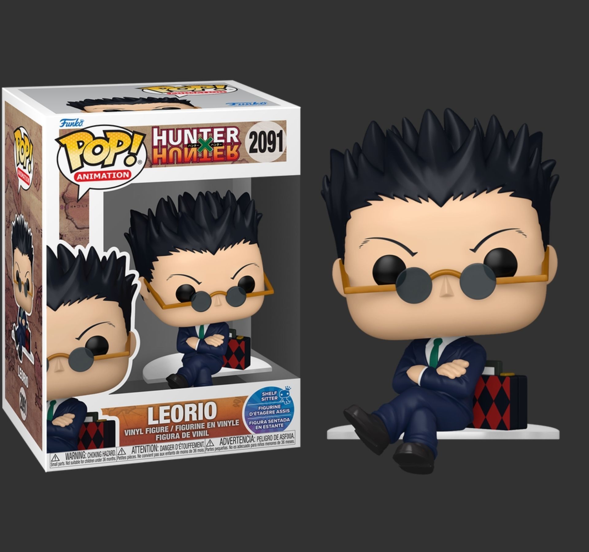 בובת פופ לאוריו – Leorio Shelf Sitter #2091, Hunter x Hunter בובת פופ לאוריו – Leorio Shelf Sitter #2091, Hunter x Hunter
