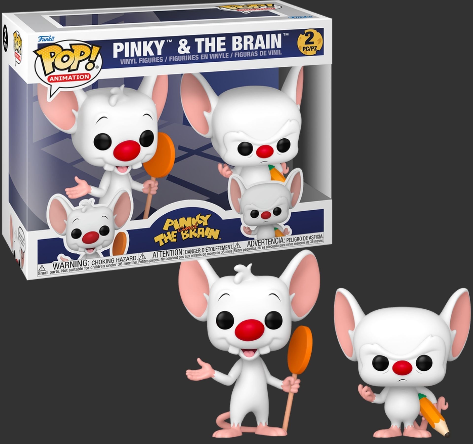 Funko Pop Pinky And The Brain 2Pack