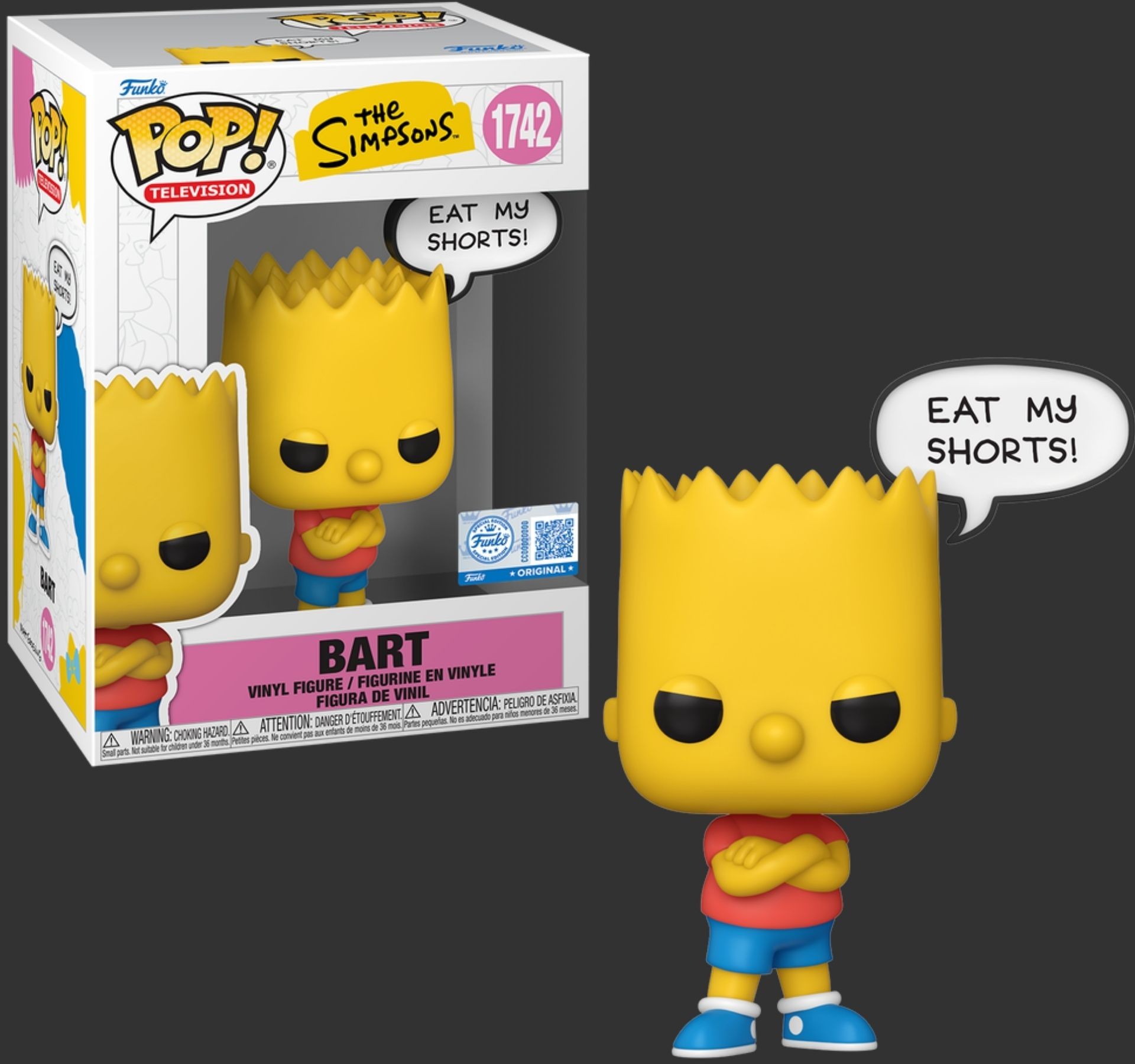 Funko Pop The Simpsons Bart 1742 SE