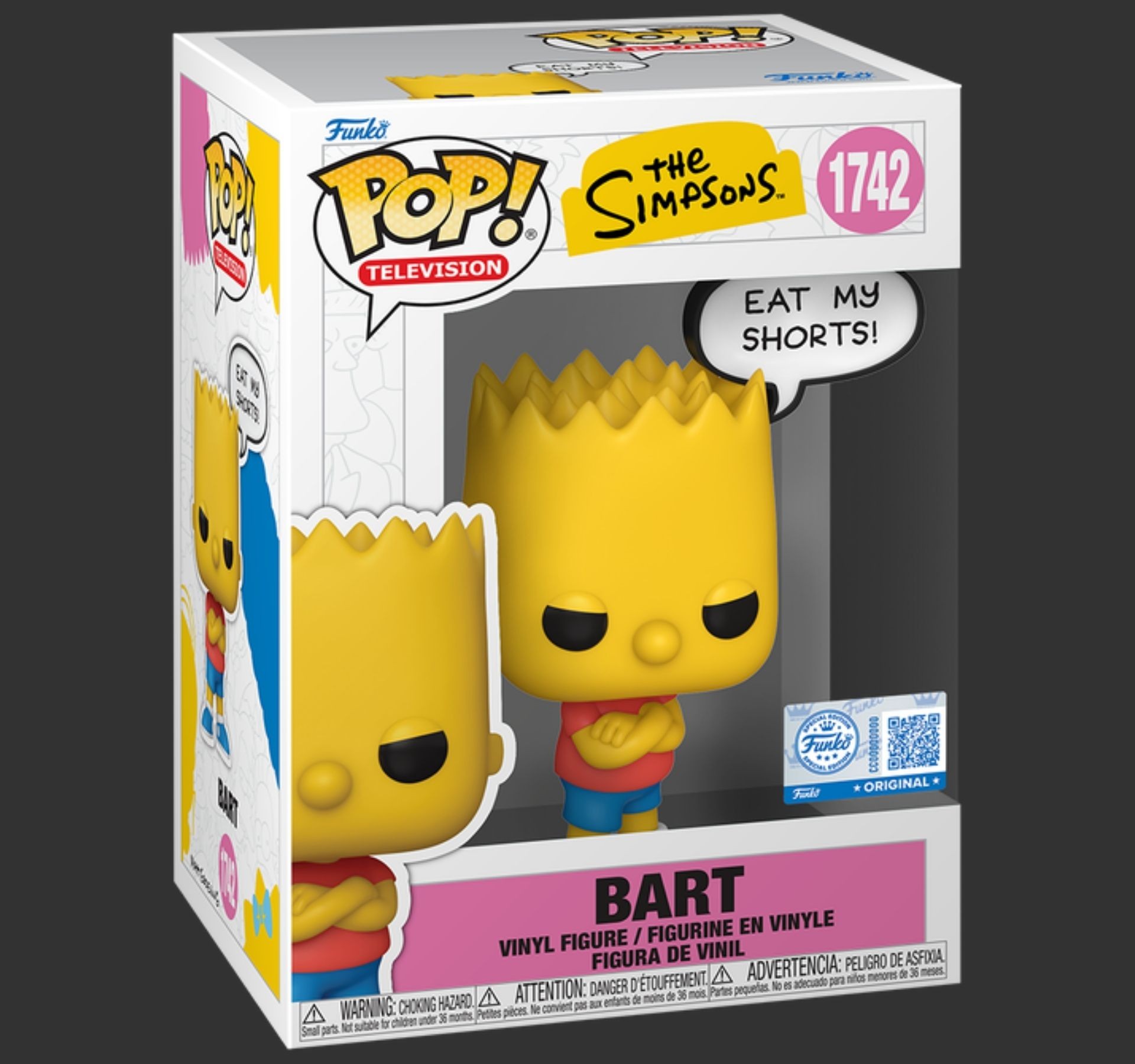 Funko Pop The Simpsons Bart 1742 SE