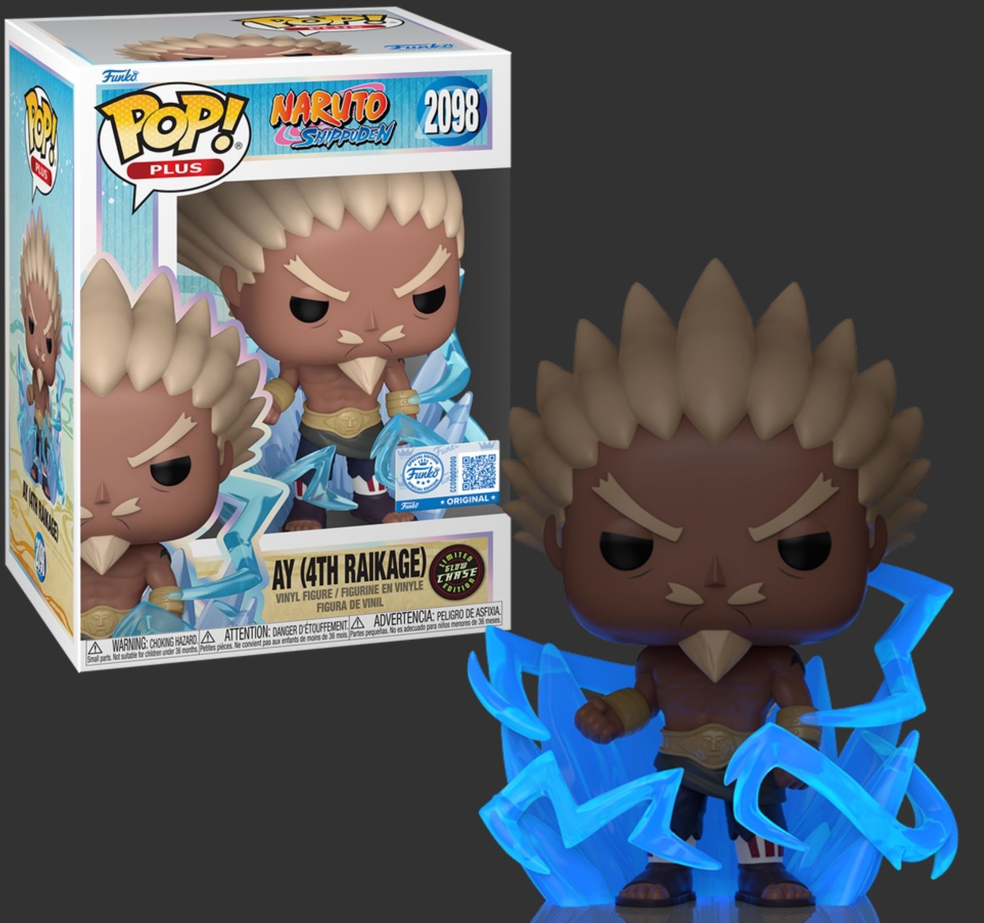 Funko Pop Naruto Plus Ay 4th Raikage 2098 chase glow