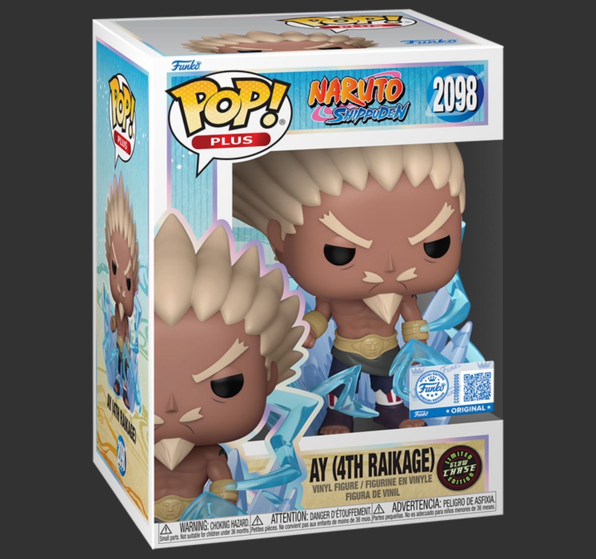 Funko Pop Naruto Plus Ay 4th Raikage 2098 chase glow