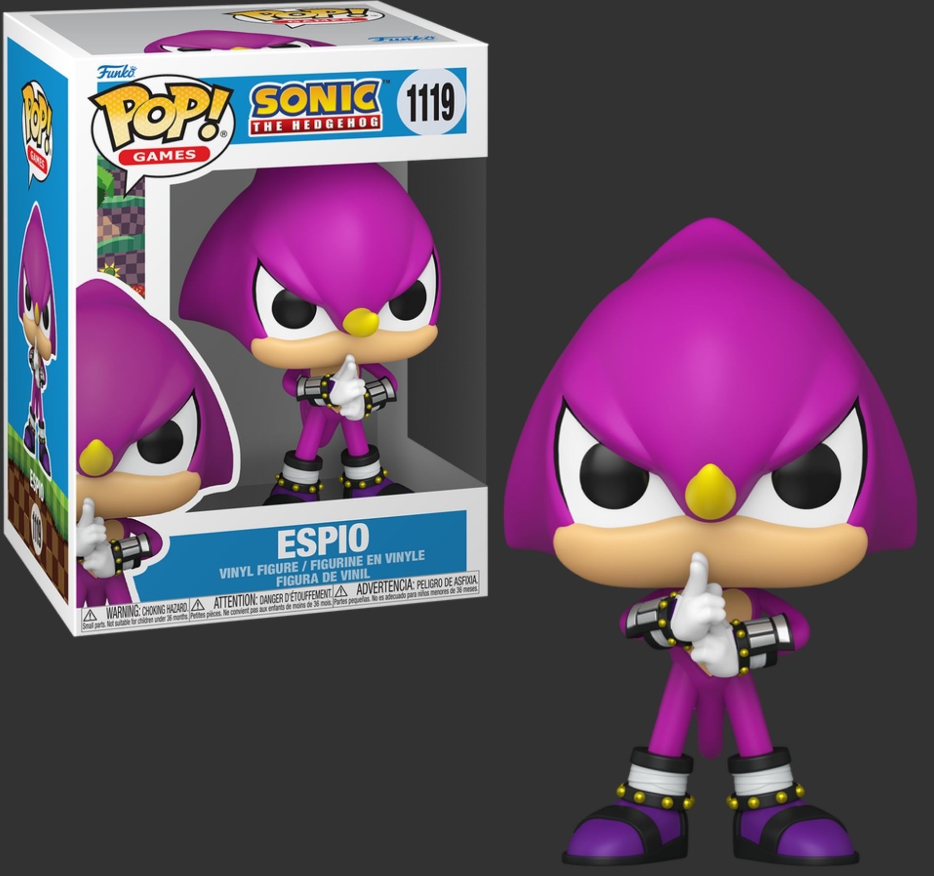 בובת פופ אספיו – Espio the Chameleon #1119, Sonic the Hedgehog בובת פופ אספיו – Espio the Chameleon #1119, Sonic the Hedgehog
