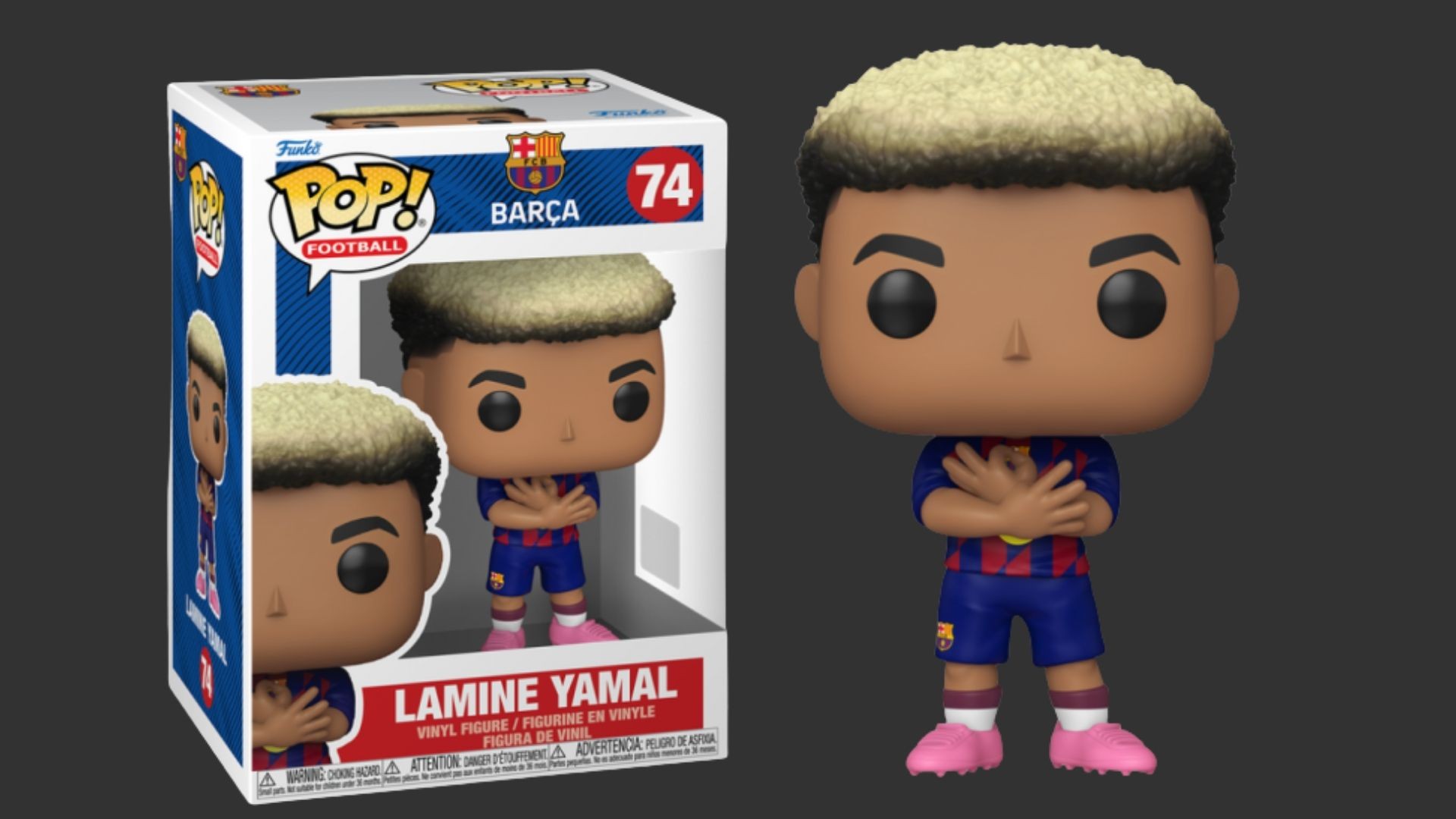 בובת פופ לאמין ימאל – Lamine Yamal #74, FC Barcelona בובת פופ לאמין ימאל – Lamine Yamal #74, FC Barcelona