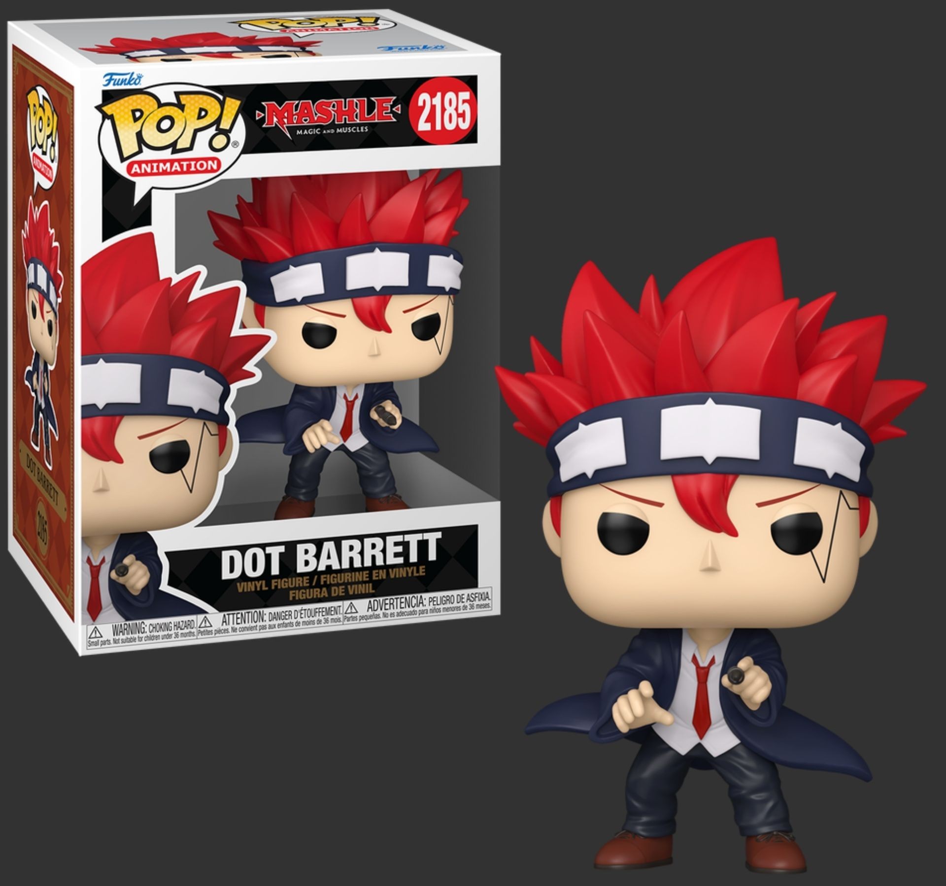 Funko Pop Mashle Magic and Muscles Dot Barrett 2185