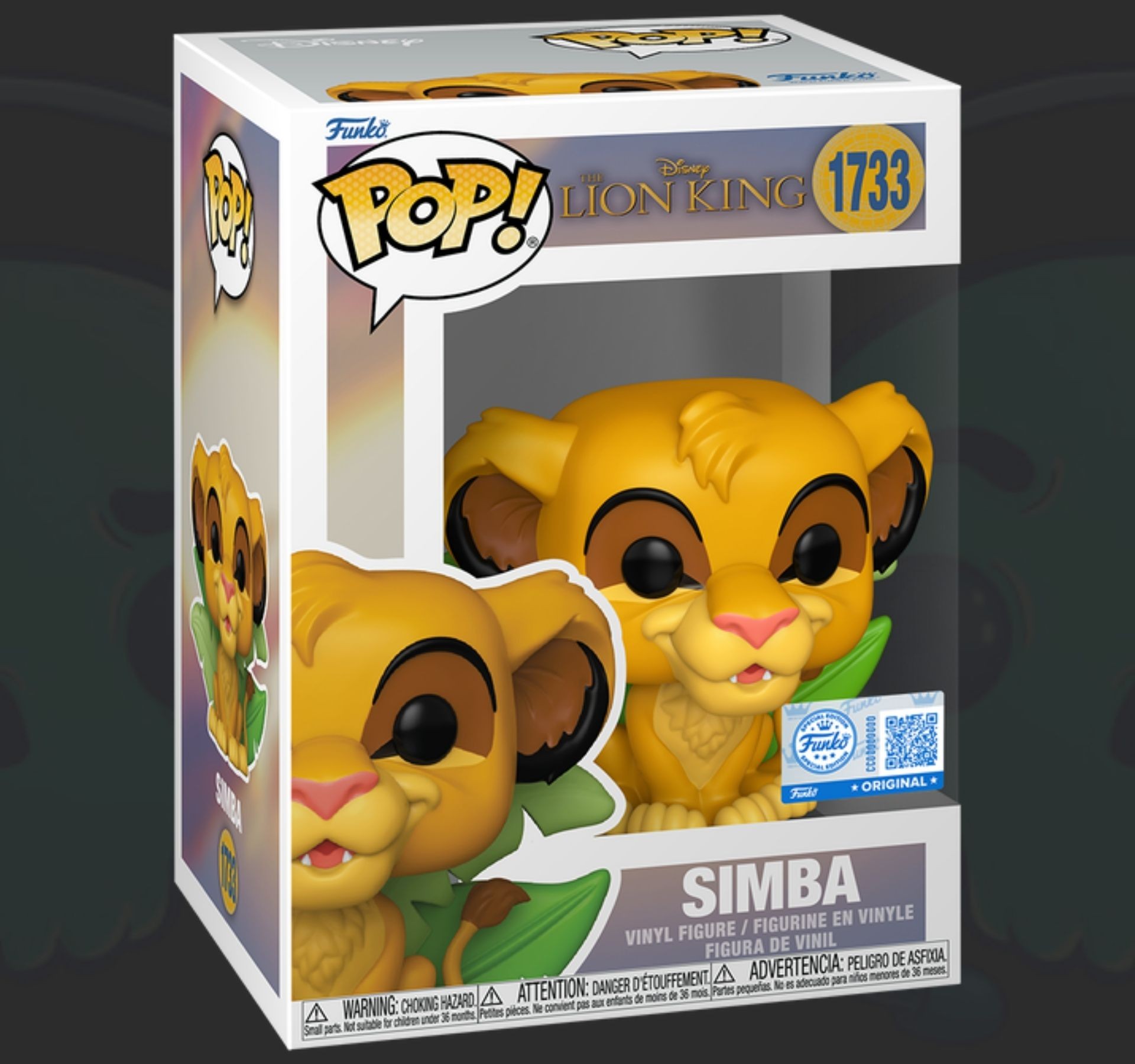 Funko Pop The Lion King Simba 1733 SE