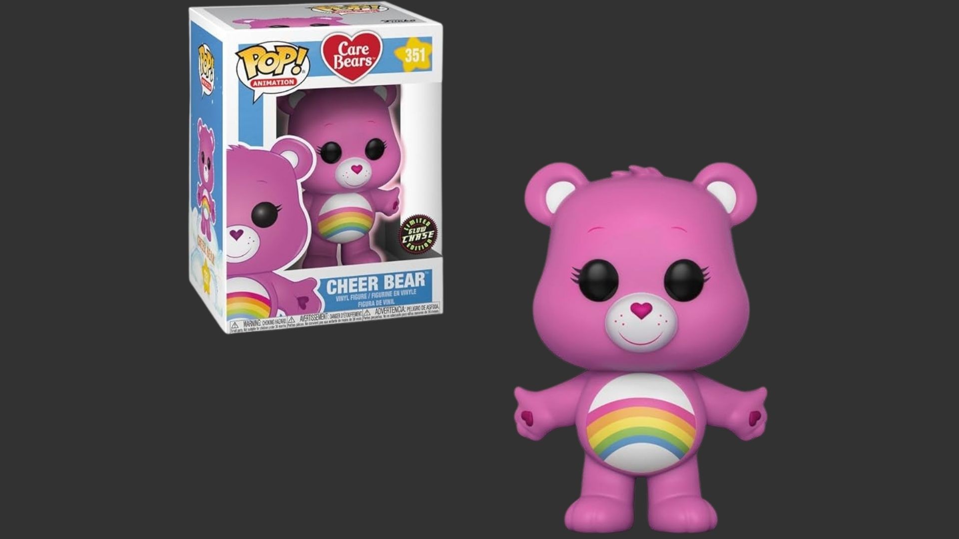 בובת פופ דובון אכפת לי Cheer Bear #351 – Care Bears Chase בובת פופ דובון אכפת לי Cheer Bear #351 – Care Bears Chase