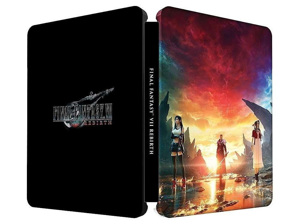 Steelbook - Final Fantasy VII Rebirth (לא כולל משחק) Steelbook - Final Fantasy VII Rebirth (לא כולל משחק)